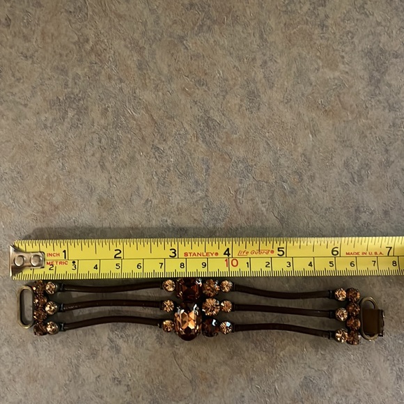 Swarovski Brown and topaz stone necklace and bracelet - Picture 5 of 5